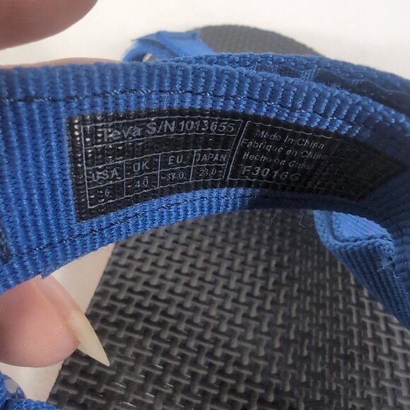 Teva Midform Universal Sandal Women 6 AMPUTEE SINGLE RIGHT Navy Blue Red 1013655 - Picture 5 of 11